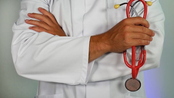 Doctor reviewing clinical decisions at point of care